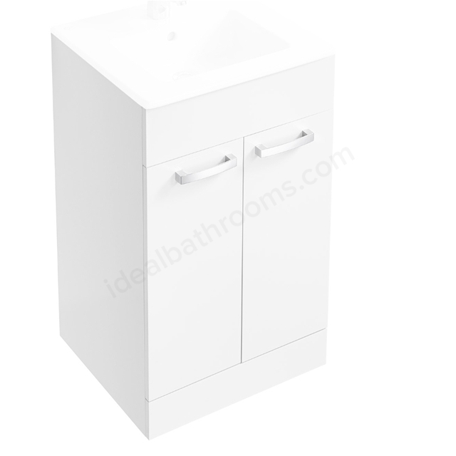 Ideal Standard Tempo 500mm Floorstanding Vanity Basin Unit - White