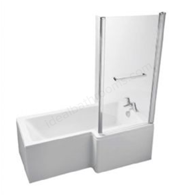 Ideal Standard Tempo Cube 1700mm Idealform Plus+ Shower Bath; Right Handed - White
