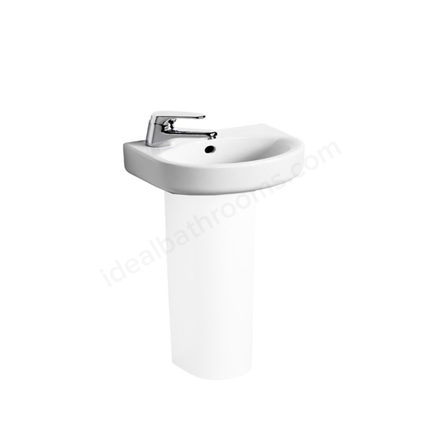 Ideal Standard Concept Arc 350mm Cloakroom Basin; 1 Tap Hole - White