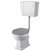 Bayswater Fitzroy 360mm High / Low Level Toilet Pan - White