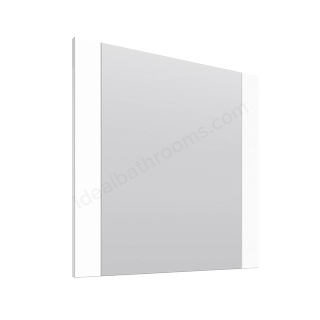 Essential Vermont Bathroom Mirror; Rectangular; 600x600mm; White