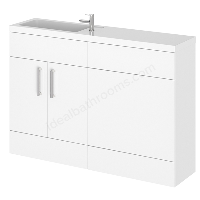 Essential NEVADA I Floor Standing Washbasin Unit + Basin; White