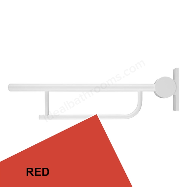 Ideal Standard Contour 21 80Cm Hinged Support Arm - Red