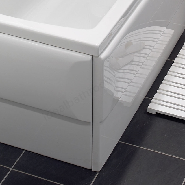 Vitra Economy Bath 750mm End Bath Panel - White