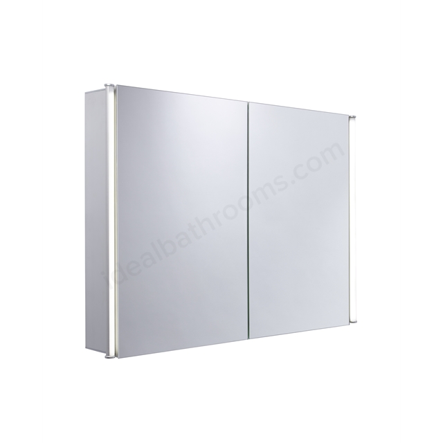 Tavistock Sleek Illuminated Double Door 1000mm X 650mm Mirror Cabinet with Charging Socket