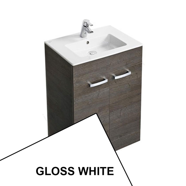 Ideal Standard TEMPO Floor Standing Vanity Unit; 600x440mm; Gloss White