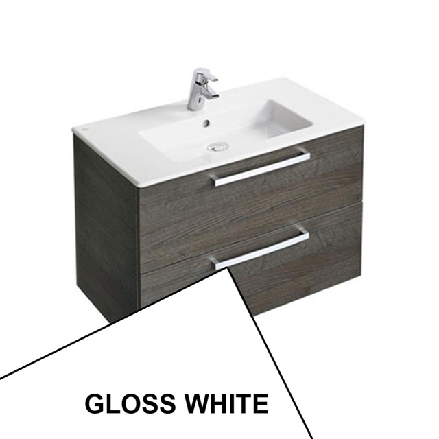 Ideal Standard TEMPO Vanity Unit; 800x440mm; 2 Drawer; Gloss White
