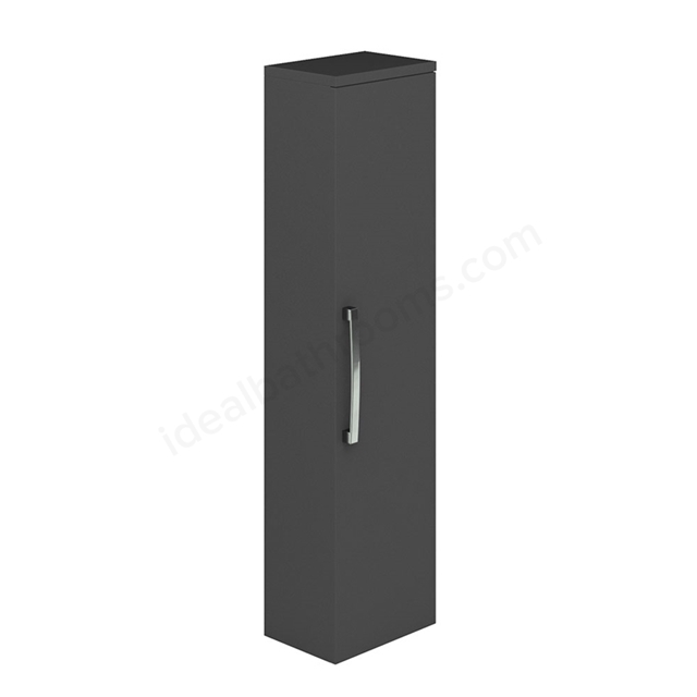 Essential NEVADA Wall Hung Column Unit; 1 Door; 350mm Wide; Grey