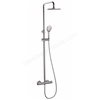 Essential Clever Urban Round External Thermostatic Shower 