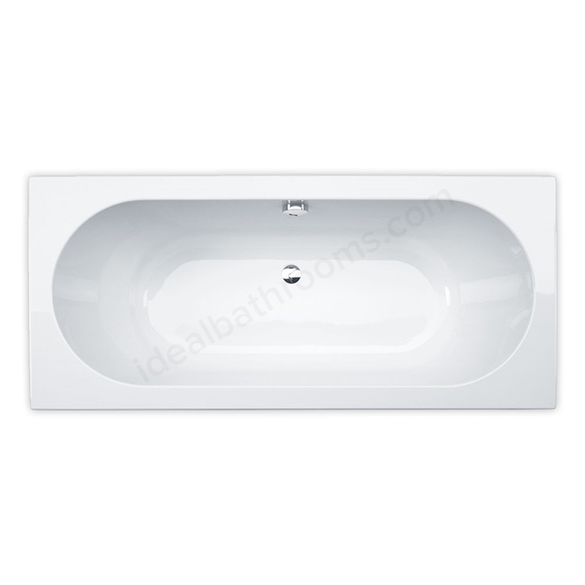 Essential RICHMOND Rectangular Double Ended Bath; 1800x800mm; 0 Tap holes; White