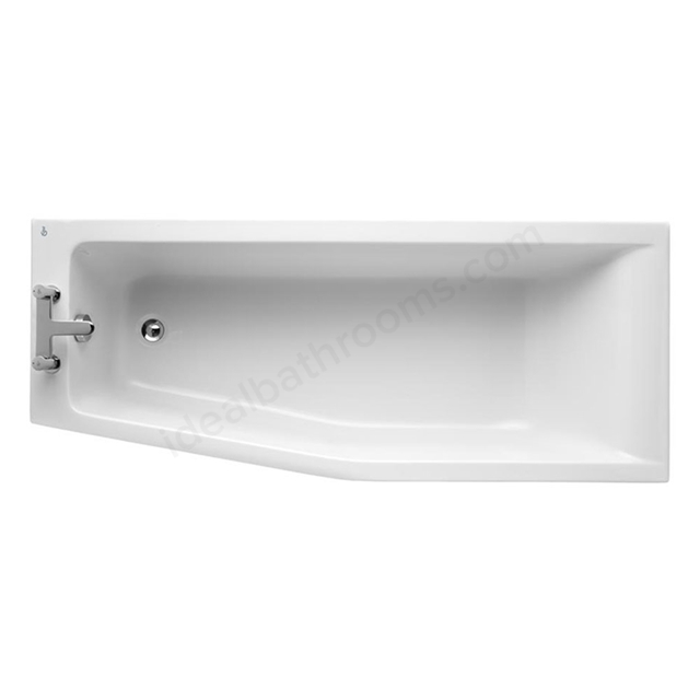 Ideal Standard CONCEPT Left Handed Spacemaker Bath; 0 Tap Holes; 1700mm; White