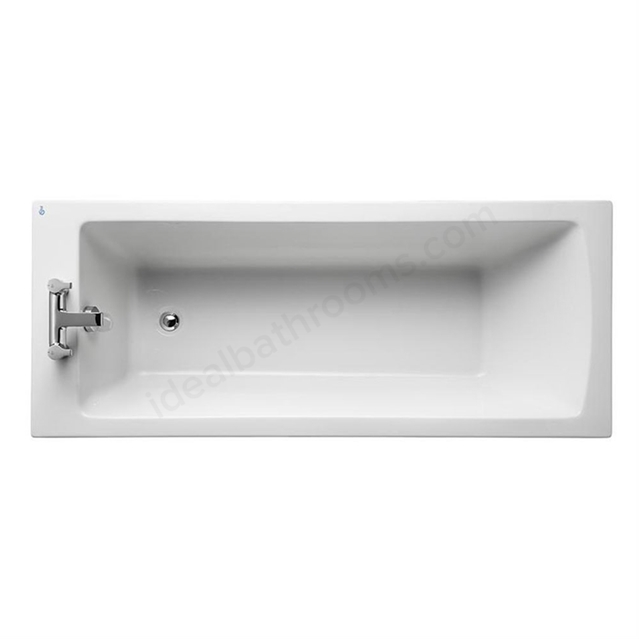 Ideal Standard TEMPO Arc Single Ended Rectangular Bath; Water Saving; 0 Tap Hole; 1700x700mm; White