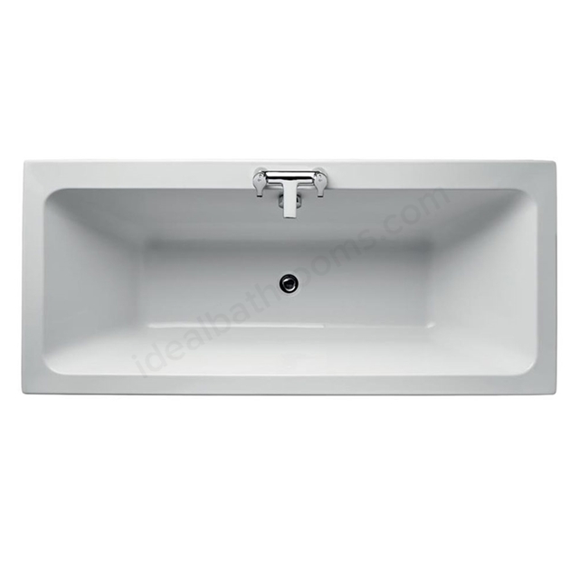 Ideal Standard TEMPO Cube Double Ended Rectangular Bath; Idealform Plus+; 0 Tap Holes; 1700x750mm; White