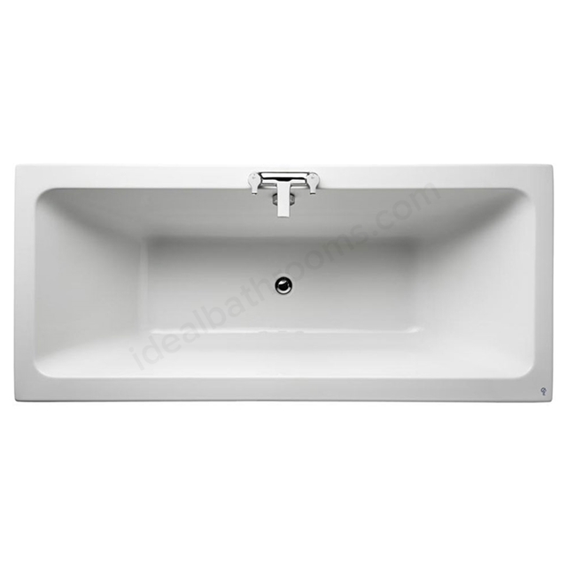 Ideal Standard TEMPO Cube Double Ended Rectangular Bath; 0 Tap Holes; 1700x750mm; White