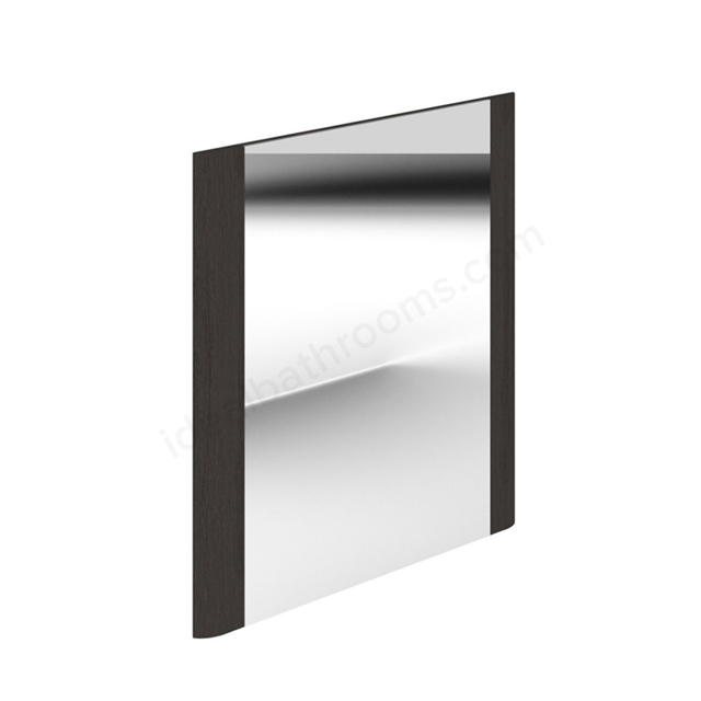 Essential Vermont Bathroom Mirror; Rectangular; 600x600mm; Dark Grey