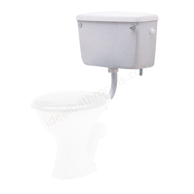 Twyford Classic Low Level Cistern; CP Lever; 6 Litre flush