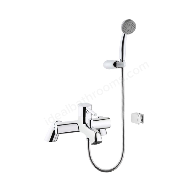 VitrA Minimax S Bath/Shower Mixer with Elbows, incl. Handshower - Chrome
