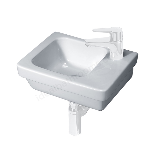 Essential Ivy 360mm Wallhung Basin 1 Tap Hole