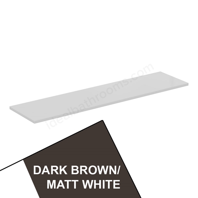 Ideal Standard Retail Connect Air 1200mm Worktop Matt Dark Brown