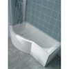 Ideal Standard Concept Bath Screen - Silver/Clear