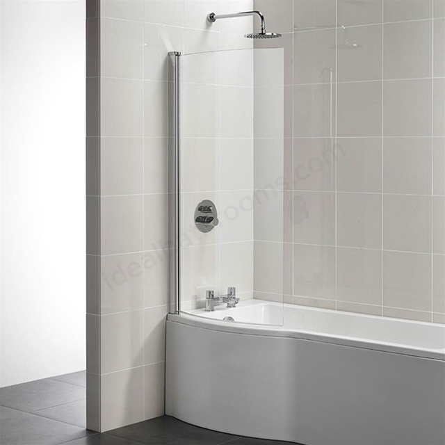 Ideal Standard Tempo Arc Shower Bath Screen - Bright Silver
