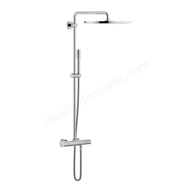 Grohe RAINSHOWER System 400 Shower system with thermostat for wall mounting; Chrome