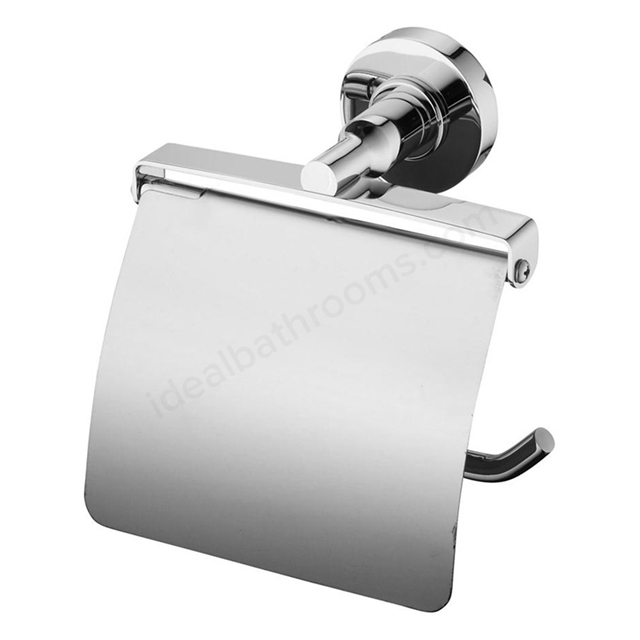 Ideal Standard IOM Toilet Roll Holder with Cover; Chrome