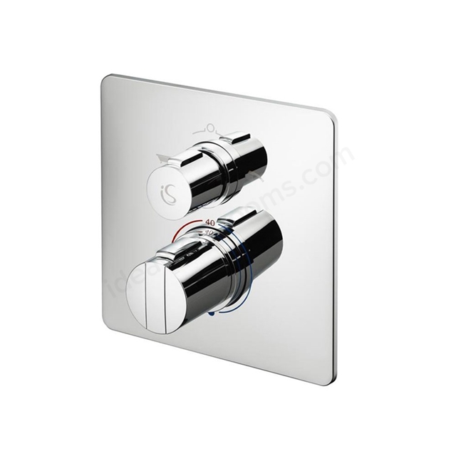 Ideal Standard Concept Easybox Slim Built In Wall Bath Shower Mixer Tap - Chrome