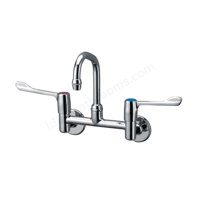 Armitage Shanks MARKWICK Dual Control Swivel Anti Splash Spout Wall Basin/Sink Mixer with Concealed Inlets