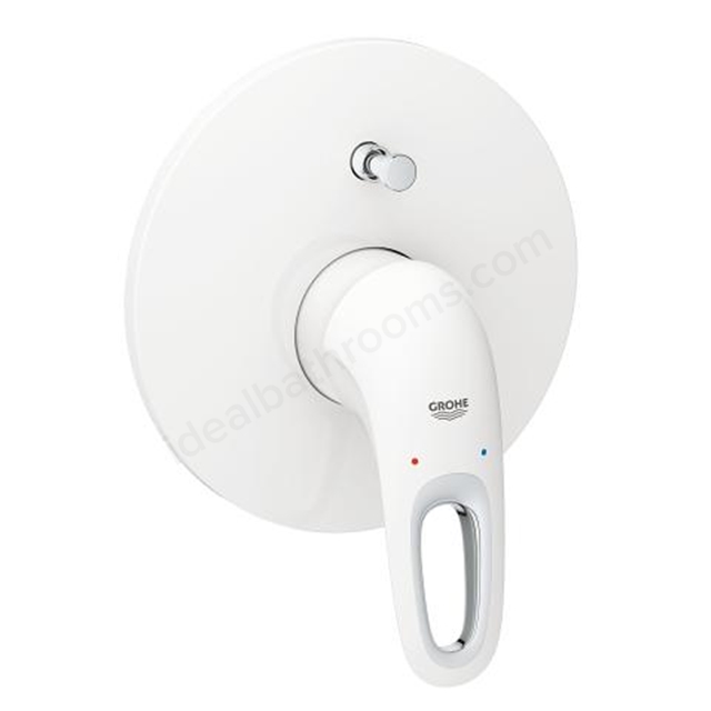 Grohe Eurostyle OHM Bath Shower Trim - Moon White