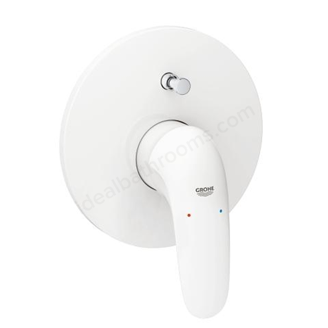 Grohe Eurostyle Solid Bath Shower Mixer - Moon White