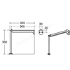 Ideal Standard Legs & Bearers 350mm High