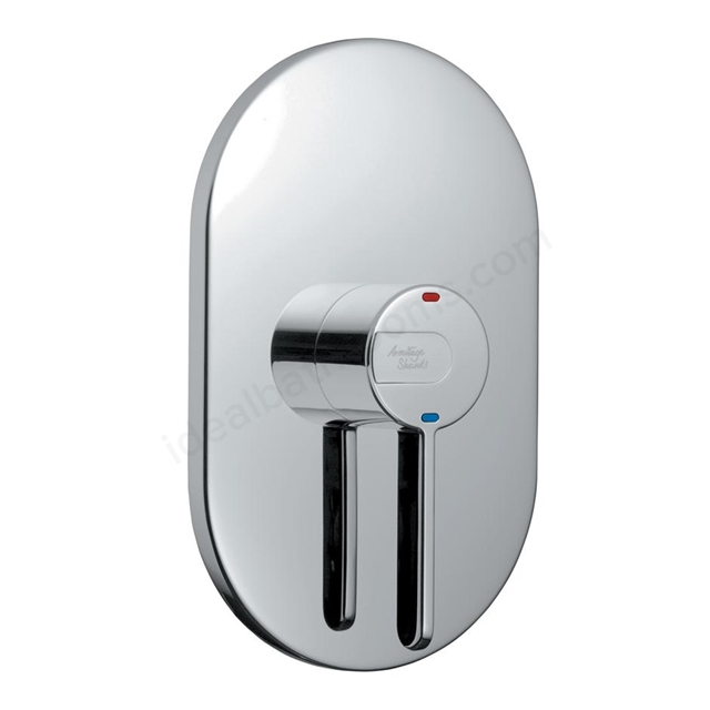 Armitage Shanks Contour 21 Built-in Sequential Shower Mixer w/ Extended Lever - Chrome