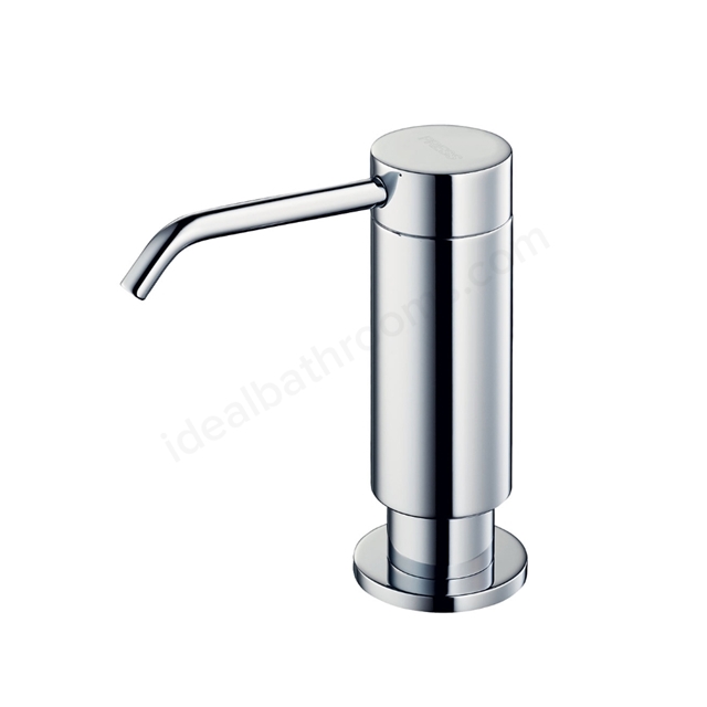Ideal Standard Contour 21 Soap Dispenser Deck Mounted Upright (requires separate soap bottle); Brushed Stainless Steel