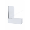 Mira Single Panel Curved Bathscreen 