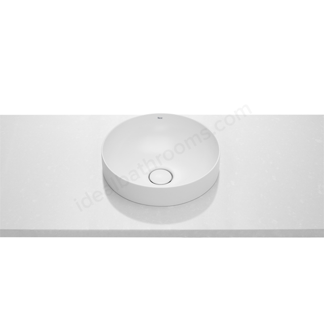Roca Inspira 370mm Wall Hung Basin 0 Tap Holes