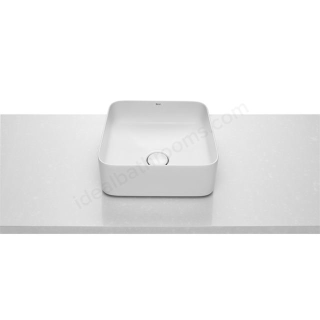Roca Inspira 370mm Wall Hung Basin 0 Tap Holes