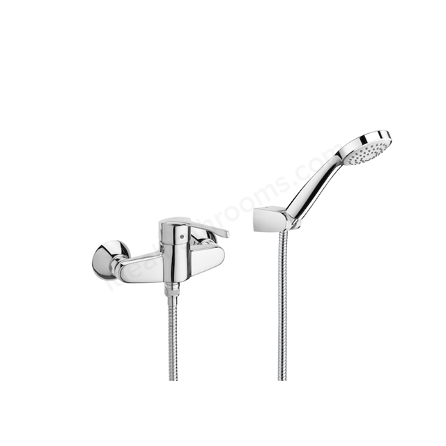 Roca Victoria Pro Wall Mounted Shower Mixer - Chrome