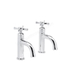 Tavistock Cheltenham; Deck Mounted; 2 Tap Hole Basin Mixers (Pair) - Chrome