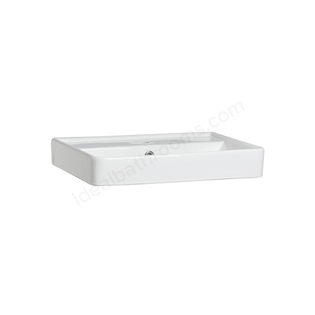 Tavistock Compass 500mm Countertop Basin; 1 Tap Hole - White