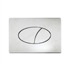 Tavistock Ellipse Dual Flush Plate - Chrome