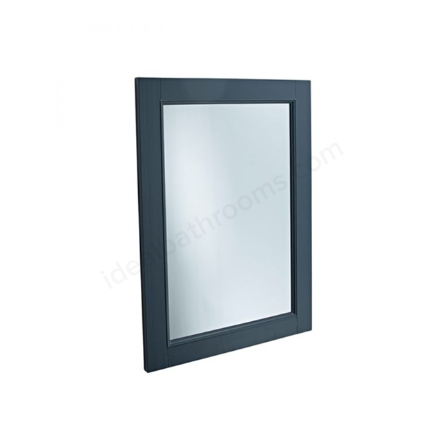 Tavistock Lansdown 570mm x 800mm Wooden Framed Mirror - Matt Dark Grey