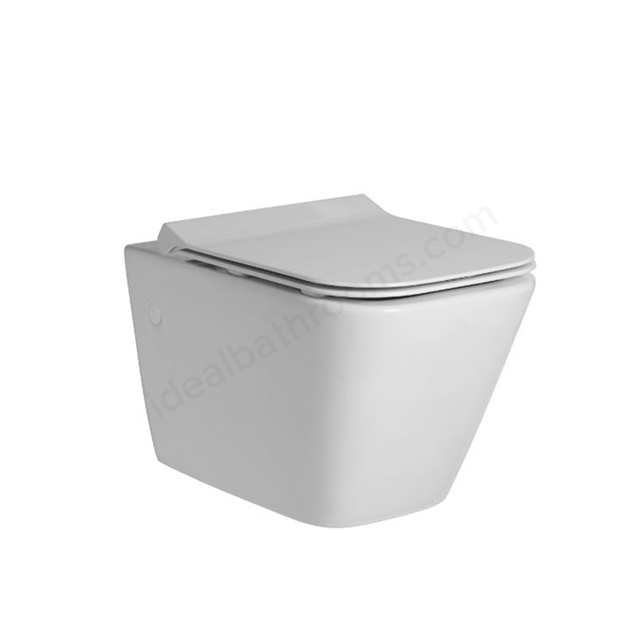 Tavistock Structure 340mm Wall Hung Toilet Pan - White