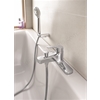 Roca Roca Victoria 2 Tap Hole Bath Shower Mixer Tap with Shower Handset - Chrome