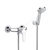 Roca Victoria Wall Mounted Shower Mixer Valve with Shower Handset - Chrome
