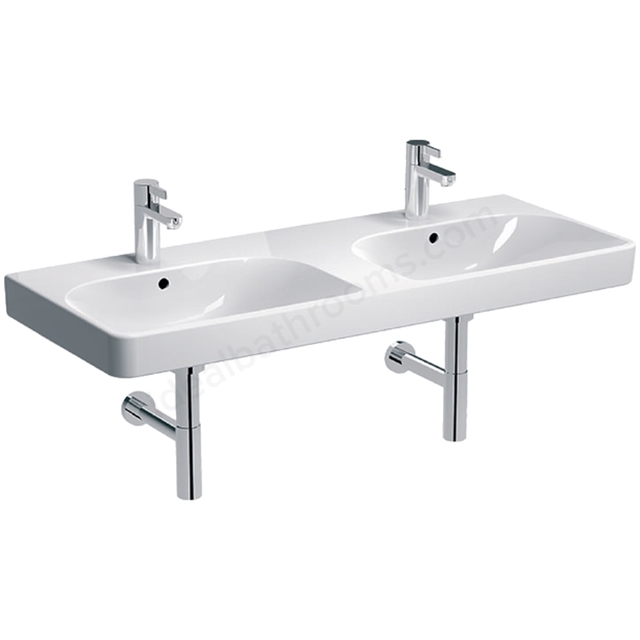 Geberit Smyle SquareWashbasin 2 Tap Holes