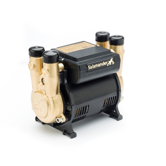 Salamander CT FORCE 2.0 bar twin brass ended positive head regenerative shower pump Ideal