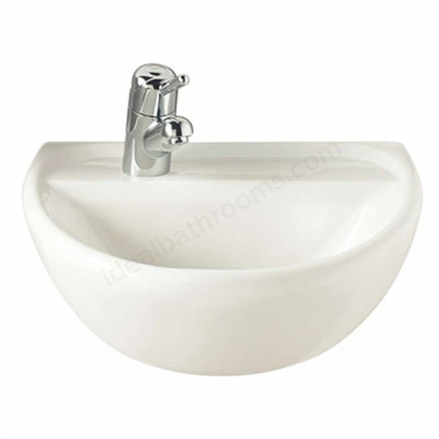 Twyford Sola 500mm Washbasin 1 Tap Hole