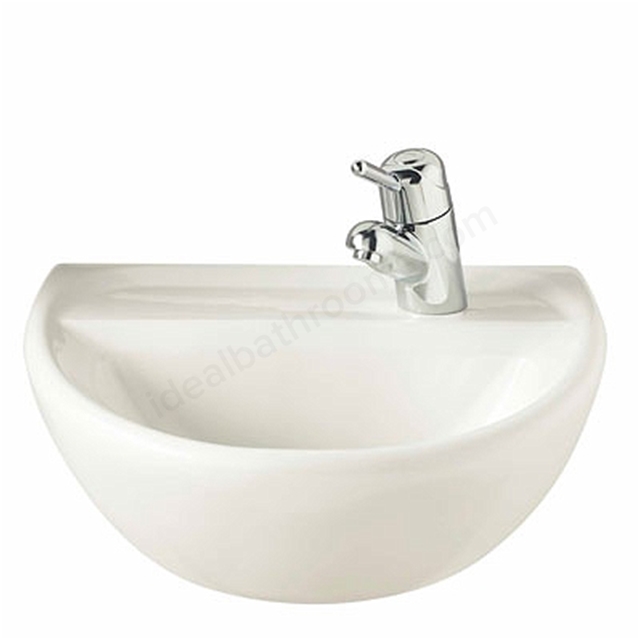 Twyford Sola 500mm Washbasin 1 Tap Hole