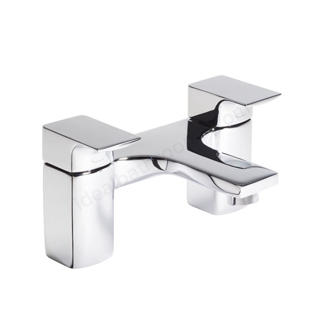 Tavistock Siren 2 Tap Hole Deck Mounted Bath Filler - Chrome